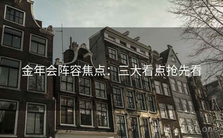 金年会阵容焦点:三大看点抢先看 第2张 金年会阵容焦点:三大看点抢先看 第2张