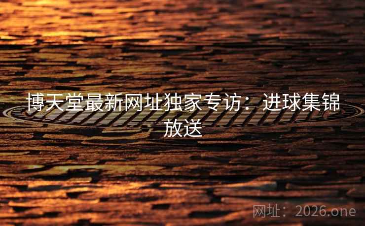 博天堂最新网址独家专访：进球集锦放送  第2张