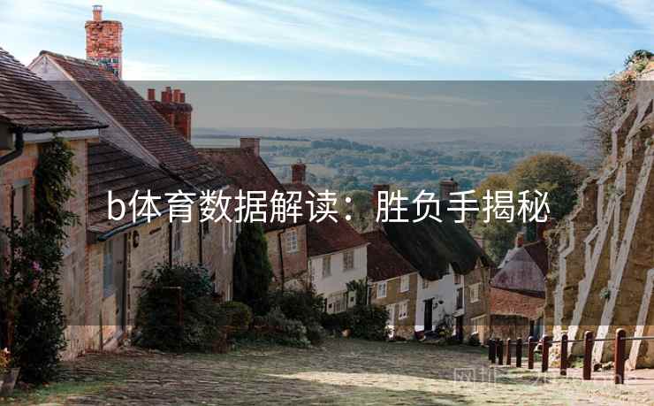 b体育数据解读:胜负手揭秘 第1张 b体育数据解读:胜负手揭秘 第1张