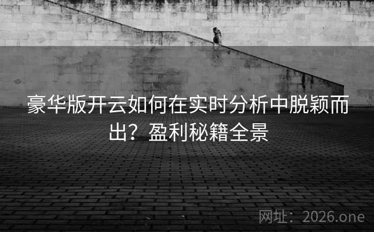 豪华版开云如何在实时分析中脱颖而出？盈利秘籍全景  第1张